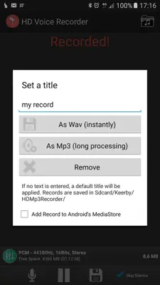 HD Voice Recorder android App screenshot 4