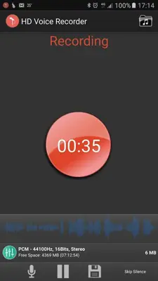 HD Voice Recorder android App screenshot 6